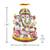 Karigaari Handicrafted Stone Resin Ganesh Spiritual Multicolour Murti for Home & Office decor