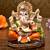 Karigaari Gold Plated Antique Ganpati Bappa Morya God Ganesh Ji Idol for Special Occasion