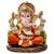 Karigaari Gold Plated Antique Ganpati Bappa Morya God Ganesh Ji Idol for Special Occasion