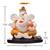 Karigaari Brass Handicrafted Ganesha Rat Idol with Modak in His Hand for Home