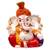 Karigaari Gifting Pagdi Wale Lord Ganesha Idol with Antique Finish Home decor