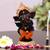 Karigaari Playing with Bansuri Black Ganesha Ganpati Idol for Office