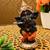 Karigaari Playing with Bansuri Black Ganesha Ganpati Idol for Office