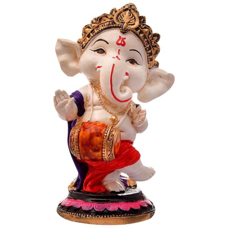 Karigaari Beautiful Murti Dancing Idols Ganesha with Musical Instruments