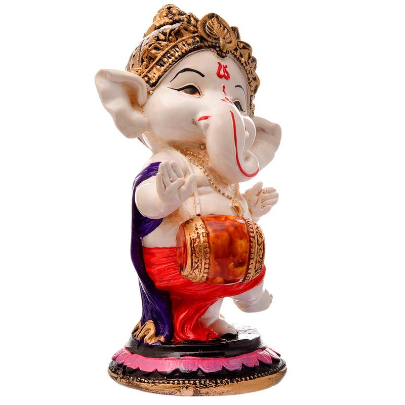 Karigaari Beautiful Murti Dancing Idols Ganesha with Musical Instruments