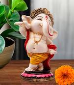 Karigaari Antique Dancing Ganesha/ Ganpati Showpiece Idol for Home decor