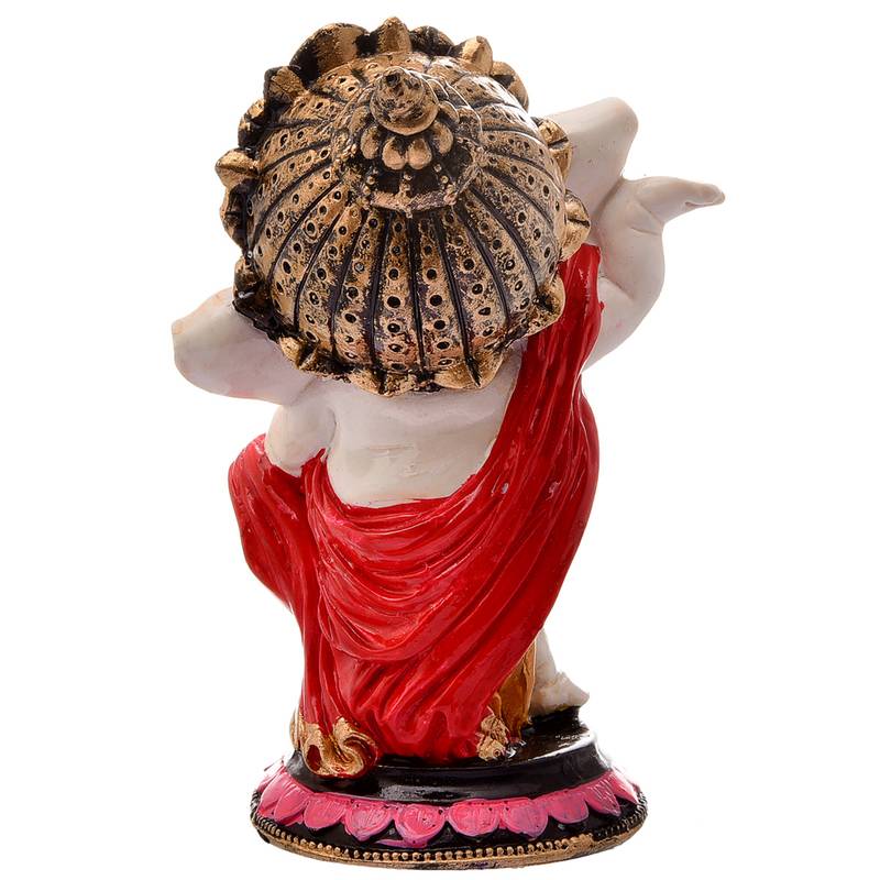 Karigaari Antique Dancing Ganesha/ Ganpati Showpiece Idol for Home decor