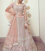 Mirror and Zarkan Work Net Lehenga Choli