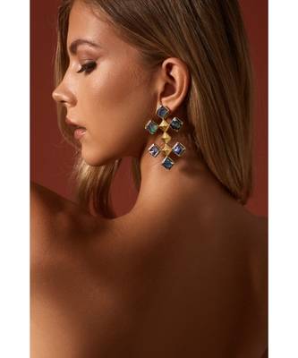 Lavender Anwa Earrings 1