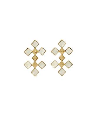 White Anwa Earrings 1