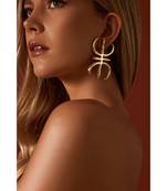 Brass Iza Earrings