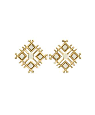 White Duna Earrings 1