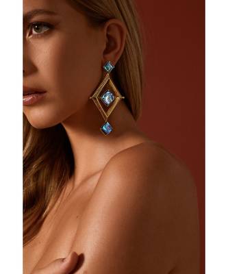 Blue Yela Earrings 1