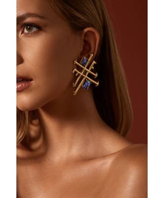 Blue Siwa Earrings 1