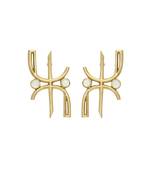 White Amena Earrings