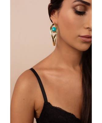 Turquoise Cleo Earrings 1