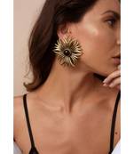 Brass Nano Ilis Earrings