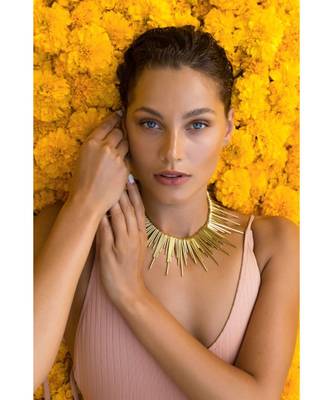 Brass Nano Sol Necklace 1