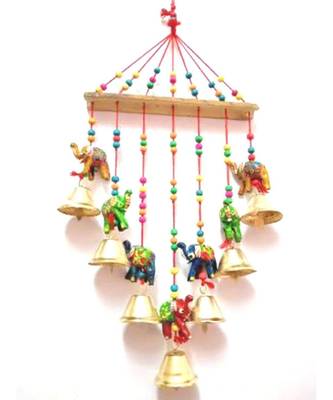 Fashion Bizz Multicolor Wood Key Holder With 6 Hooks 1