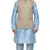 MAG Men's Sky Blue Matching Silk Kurta Churidhar With Coffee Colour Joot Waistcoat