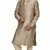 MAG Men's Copper Gold silk Kurta Gold Churidhar With Gold Sparkle Color  Waistcoat