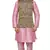 MAG Men's Pink Matching silk Kurta Churidhar With Purple Waistcoat