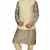 MAG Men's Copper Gold silk Kurta Gold Churidhar With New Gold Waistcoat
