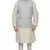 Mag Men's white Matching silk Kurta Churidhar With Gray Joot Waistcoat
