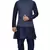 Mag Men's Nevy Blue Matching silk Kurta Churidhar With Nevy Blue Joot Waistcoat