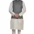 Mag Men's white Matching silk Kurta Churidhar With Gray 1st Joot Waistcoat