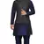 Mag Men's Nevy Blue Matching silk Kurta Churidhar With Black 1st Waistcoat