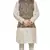 Mag Men's white Matching silk Kurta Churidhar With Purple Waistcoat