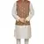 Mag Men's white Matching silk Kurta Churidhar With Maroon Waistcoat