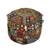 Indian Pouf Ottoman Covers Patchwork Footstool Embroidery Bohemian Pouffe