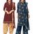 Women's Pack of   Synthetic Printed   top & bottom with dupatta