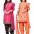 Women's Pack of   Synthetic Printed   top & bottom with dupatta