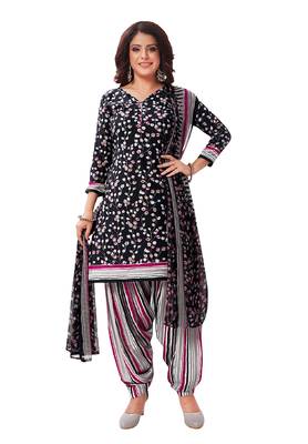 Women's Pack of   Synthetic Printed   top & bottom with dupatta 4