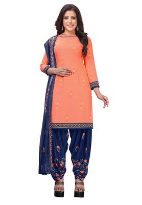 Women's Pack of   Synthetic Printed   top & bottom with dupatta 4