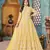 Yellow embroidered net salwar kameez