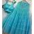 Sky Blue Net Party Wear Lehenga Choli