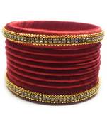 Red bangles-and-bracelets