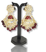Maroon Earrings