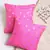 Set of 2 Mauve Polka Dots Cushion Cover