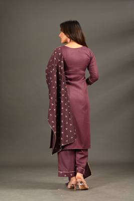 Purple printed viscose rayon combo-kurtis 2