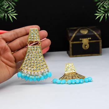 Turquoise danglers-drops 1