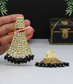 Black danglers-drops