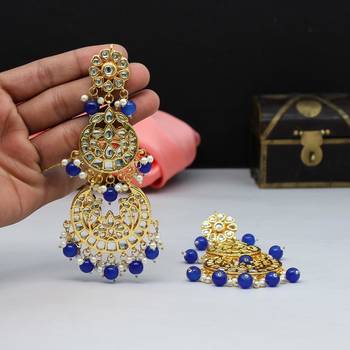 Blue danglers-drops 1