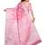 Pink woven cotton silk saree with blouse