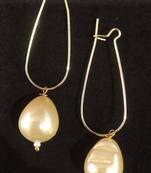 Latest Real Golden Color Shell Pearl Brass Bali Style Imorted Earrings Set