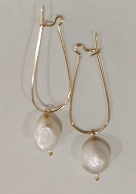 Latest Real White Color Shell Pearl Brass Bali Style Imorted Earrings Set 2
